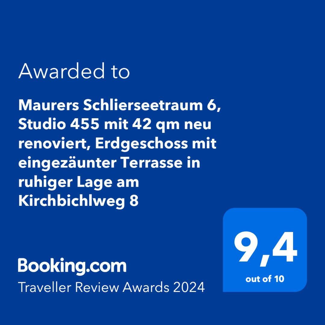 Maurers Schlierseetraum 6, Studio 455 Mit 42 Qm Neu Renoviert, Erdgeschoss Mit Eingezaeunter Terrasse In Ruhiger Lage Am Kirchbichlweg 8 Esterno foto